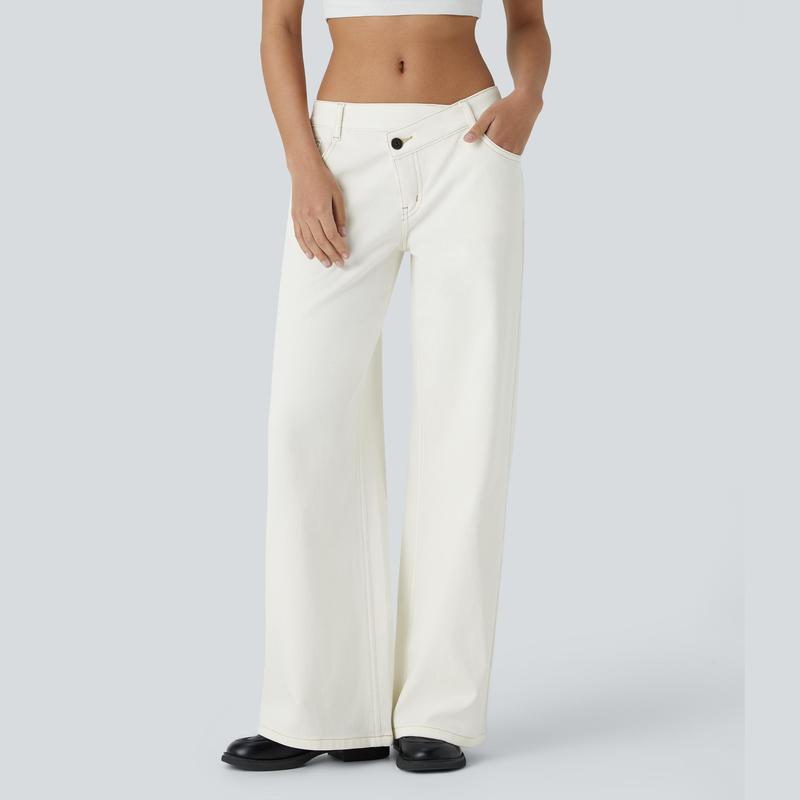 Lounge Flex Wide Leg Jeans