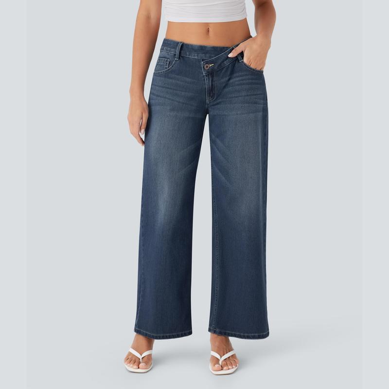 Lounge Flex Wide Leg Jeans