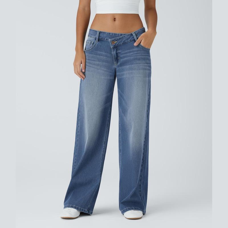Lounge Flex Wide Leg Jeans