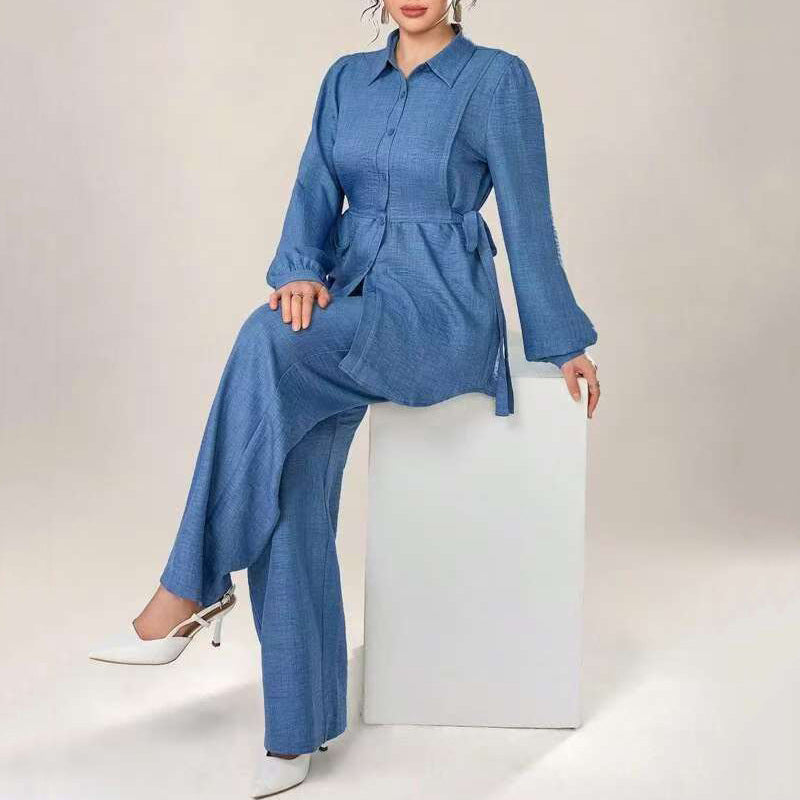 Puff Top & Wideleg Set
