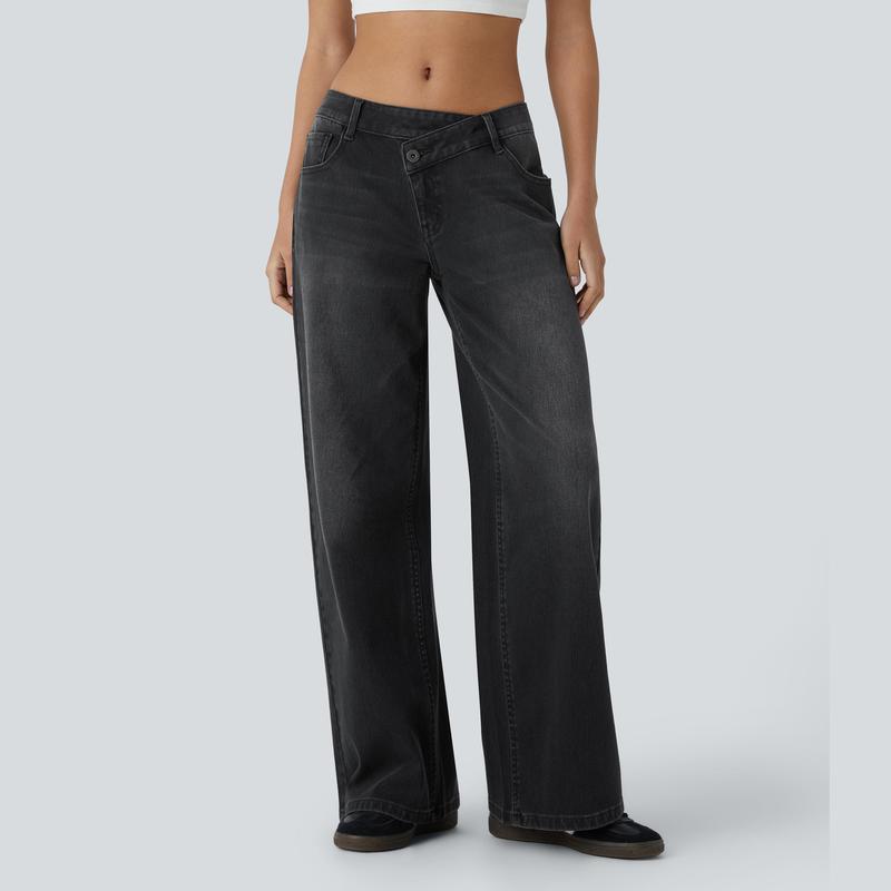 Lounge Flex Wide Leg Jeans