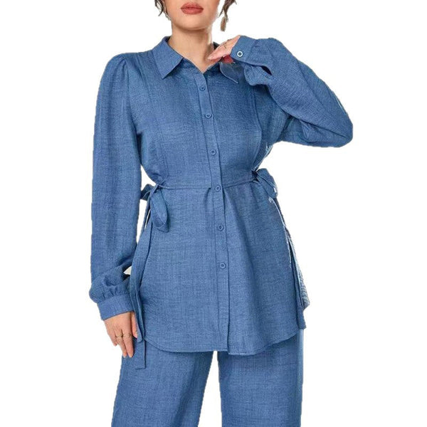 Puff Top & Wideleg Set