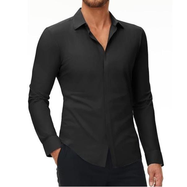 Men's Wrinkle-Free Stretch Shirt - Anti-Wrinkle