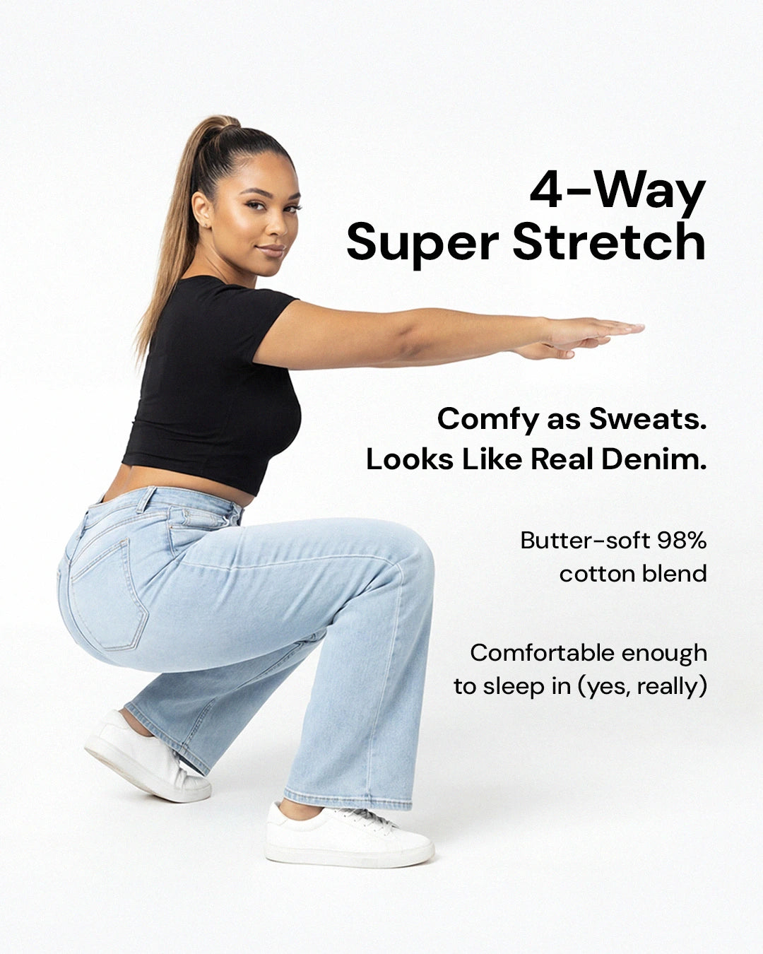 CurveLift Wide Jeans