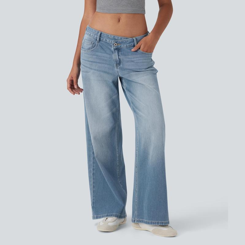 Lounge Flex Wide Leg Jeans