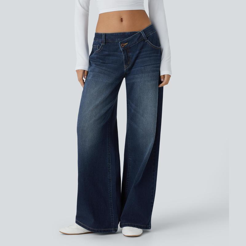 Lounge Flex Wide Leg Jeans