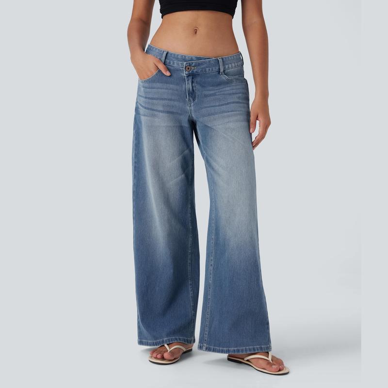 Lounge Flex Wide Leg Jeans